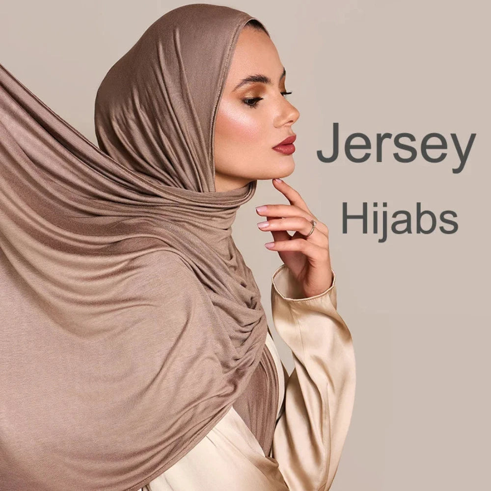 Premium Jersey Hijab - Soft & Stretchy - MallyNoor