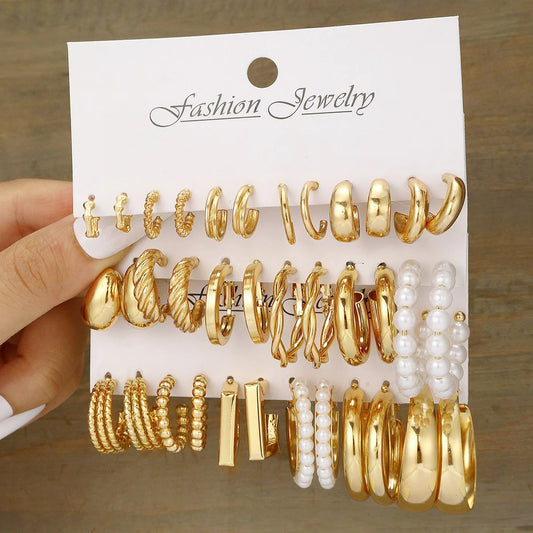 Gold Hoop Earring Collection – Classic to Modern - MallyNoor