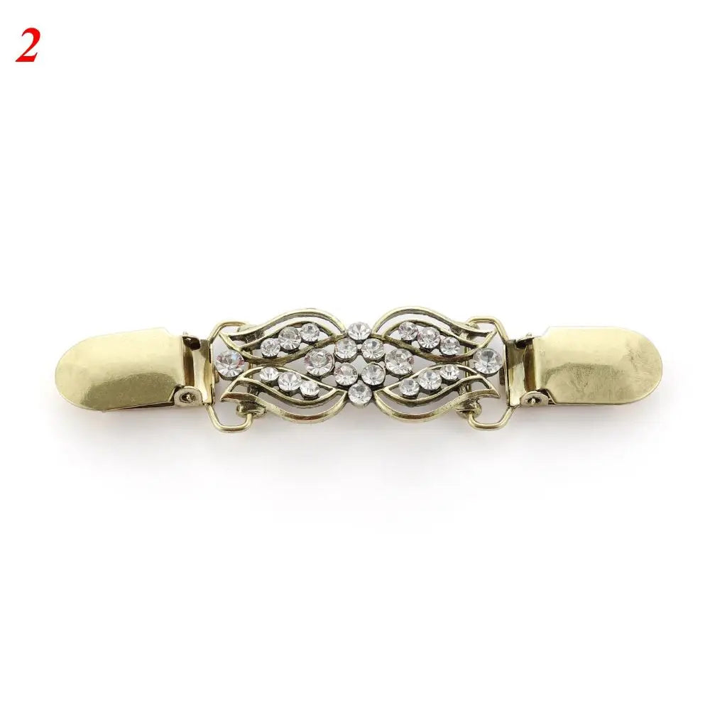 Elegant Brooch Clip - Vintage Sparkle - MallyNoor