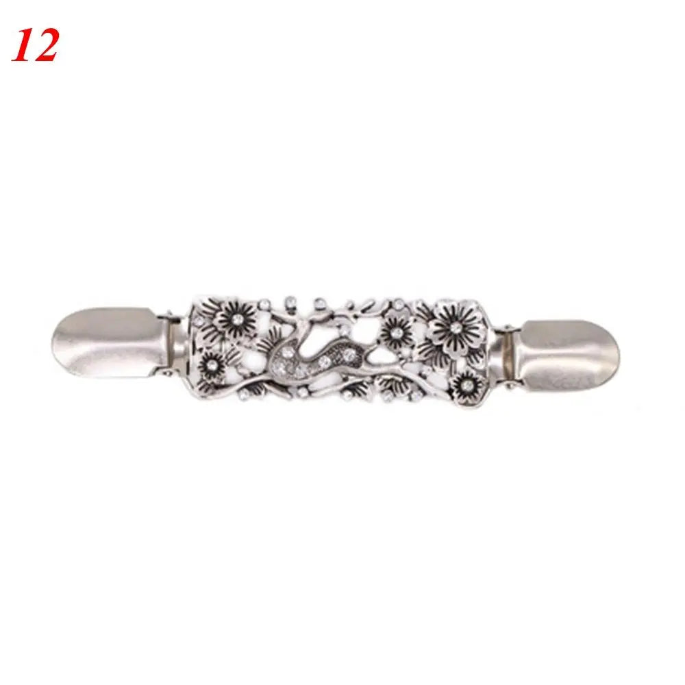 Elegant Brooch Clip - Vintage Sparkle - MallyNoor