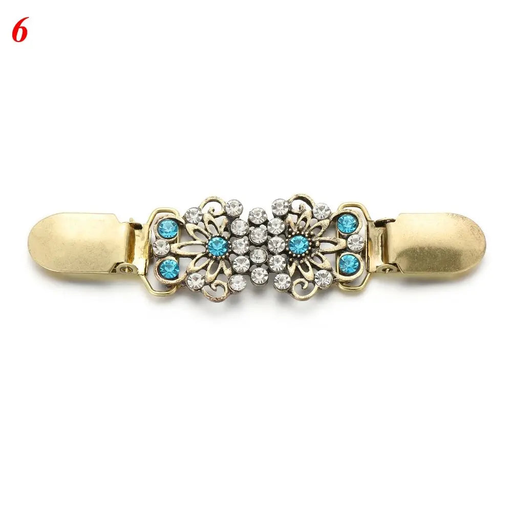 Elegant Brooch Clip - Vintage Sparkle - MallyNoor